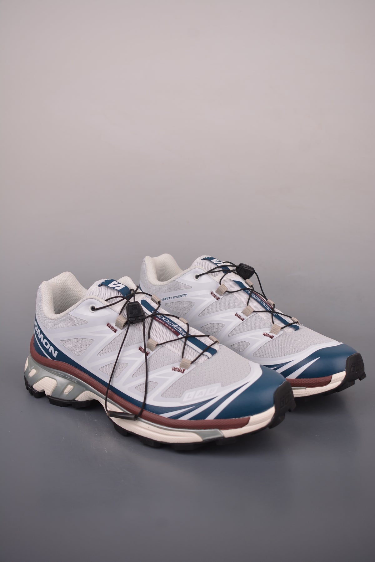 Goodbai x Salomon XT-6 "White / Blue / Maroon / Brown"