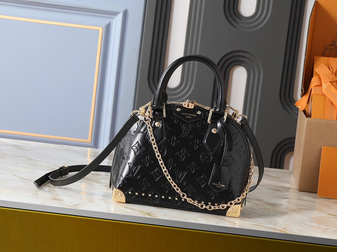 Louis Vuitton Alma Trunk BB Women Bags Black M26084