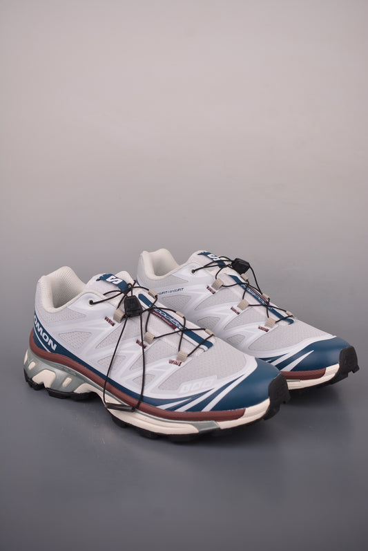Goodbai x Salomon XT-6 "White / Blue / Maroon / Brown"